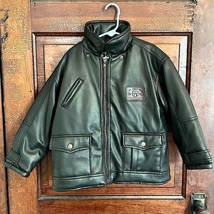 French Toast Jeans | Black 90’s Vintage Puffy Jacket Size 5